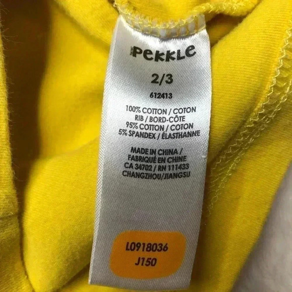 Pekkle Octopus Pajamas Yellow/Grey Size 2-3  Years - Picture 8 of 16